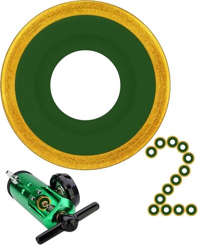 أختام غسالة نير منظم الأكسجين الممتازة (25pk) - حشية نير نحاسية لصمام CGA-870 - منظم O2 لغسالات إغلاق خزان الأكسجين - سدادة دائرية نحاسية متينة وخالية من التسرب in Kuwait