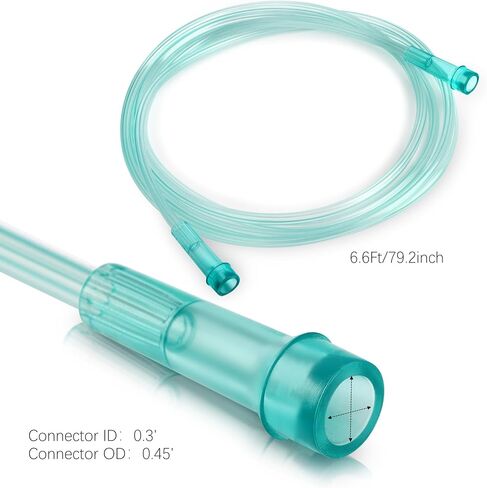 قناع أكسجين من ANSNF مكون من قطعتين للوجه للبالغين مع أنبوب بطول 16.6 سم وحزام مطاطي قابل للتعديل - مقاس S - بدون كوب in Kuwait