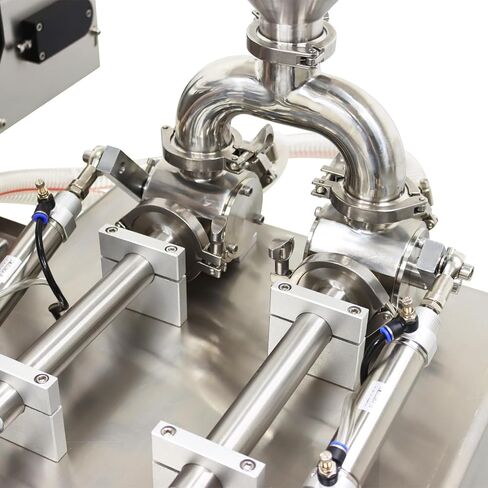 Fully Automatic Paste Filling Machine 10-100ml Paste Filler Machine with Conveyor Belt 8mm Nozzle Double Head for Paste Caviar,Sauce 110V 60hz in Saudi Arabia