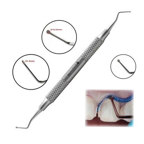 أداة تعبئة سلك سحب اللثة - مسننة مزدوجة الأطراف للتاج والجسر، والزرع، وإعداد القشرة - أداة تعبئة سلك سحب اللثة (10 قطع) in Kuwait
