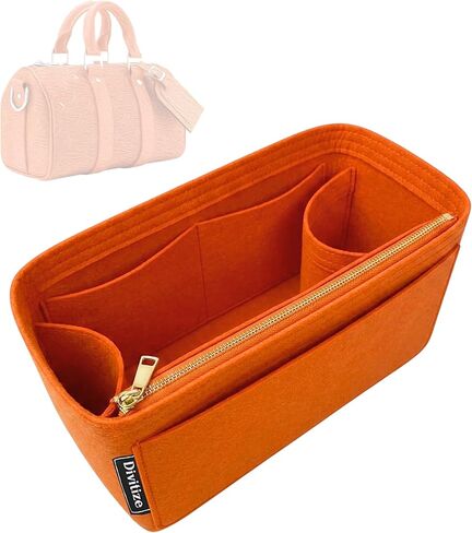 Keepall Bag Organizer for Lv Keepall 50 Insert Keepall 45 Organizer Base Shaper Handmade 3mm Premium Wool Felt Snug Sturdy (Keepall 55, Black) in Kuwait