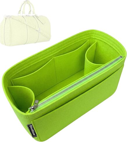 Keepall Bag Organizer for Lv Keepall 50 Insert Keepall 45 Organizer Base Shaper Handmade 3mm Premium Wool Felt Snug Sturdy (Keepall 55, Black) in Saudi Arabia