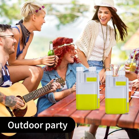 عبوة من زجاجتين للضغط مع زجاج مدمج - قارورة بلاستيكية HDPE مزدوجة الحجرة سعة 250 مل و25 مل، موزع محمول للمشروبات الكحولية والزيوت والسفر والحانات in Kuwait