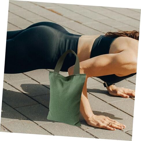 POPETPOP 2kg Weighted Sandbag with Handle for Yoga and Fitness Fillable Canvas Leg Bag for Strength Training and Exercise for Dance and Balance Workouts in Saudi Arabia