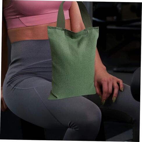 GANAZONO 2kg Canvas Sandbag with Handle Weight Bag for Yoga Dance Fitness Training Empty Sandbag for Versatile Workouts Easy to Transport in Saudi Arabia
