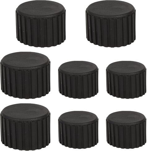 8 عبوات من أغطية نهاية مقاعد البدلاء، استبدال لخطوات التمرين، نصائح للقدم، أغطية مطاطية، واقي الأرضية لآلة الدرج السائر البيضاوي، دراجة مستلقية، دراجة تمرين دراجة ثابتة in Kuwait