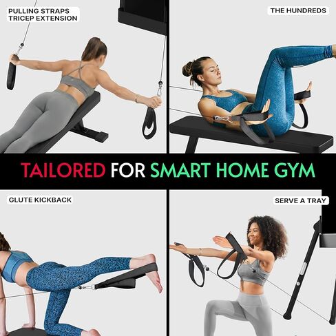 Pilates Loops Compatible with Tonal Machine, Pilates Equipment Soft Straps for Smart Home Gym, Double Loop Straps for Yoga Exercises, Enhanced Grip and Thickness, Stability in Kuwait