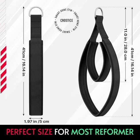 Pilates Loops Compatible with Tonal Machine, Pilates Equipment Soft Straps for Smart Home Gym, Double Loop Straps for Yoga Exercises, Enhanced Grip and Thickness, Stability in Kuwait