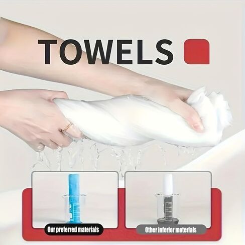 14PCS Compressed Disposable Towels Portable Compact Travel Ready Space Saving for Camping, Emergency, Hotel Use, Mixcolor in Saudi Arabia