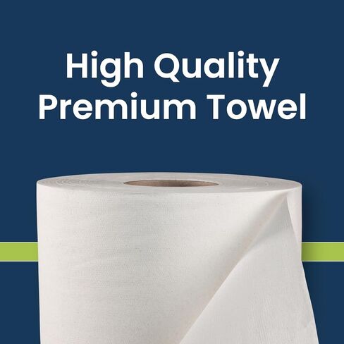 مناشف Marcal® Premium ذات الجرح الصلب (H6800EXP)، 7.875 بوصة × 800 بوصة، منشفة ملفوفة ممتازة، (6 لفات/علبة، 4.800 بوصة/علبة) - تناسب معظم موزعات المناشف الملفوفة ذات الجرح الصلب العالمية in Kuwait