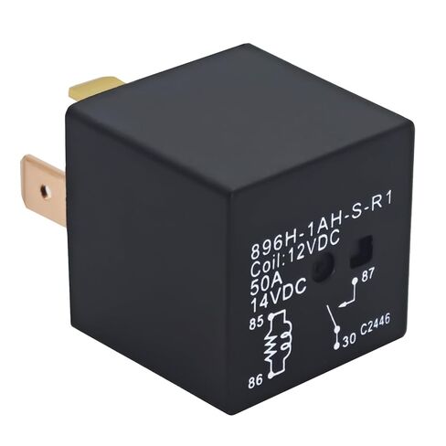 Automotive Relay 896H-1AH-S-R1 (Pack of 4) - 12VDC Coil, 50A 14VDC SPST-NO Relay for High Current Applications in Saudi Arabia