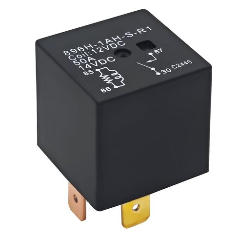 Automotive Relay 896H-1AH-S-R1 (Pack of 4) - 12VDC Coil, 50A 14VDC SPST-NO Relay for High Current Applications in Saudi Arabia