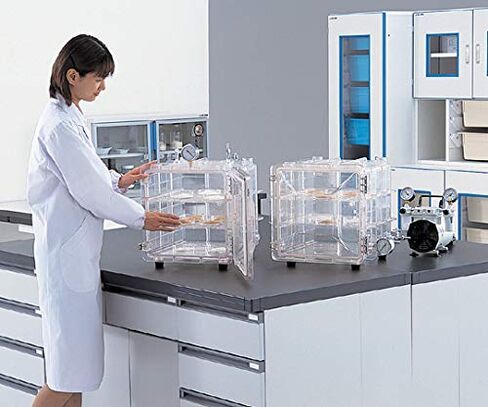 アズワン(AS ONE) Molded Vacuum Desiccators 360 x 390 x 385 mm MVD-300N/1-5811-11 in Saudi Arabia