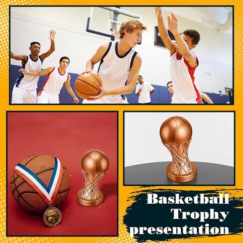 Kenning Basketball Trophy 6 Inch Mini Tournament Award Funny Winner Prize Small Gold Trophies Awards for Sports School Match Teams Competition in Saudi Arabia