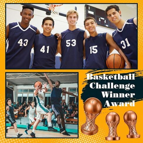 Kenning Basketball Trophy 6 Inch Mini Tournament Award Funny Winner Prize Small Gold Trophies Awards for Sports School Match Teams Competition in Saudi Arabia