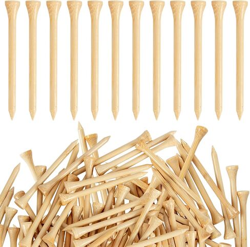 ATPEAM Bamboo Golf Tees 3-1/4'' Golf Tees More Stable Reduce Side Spin and Friction (500 pcs) in Saudi Arabia