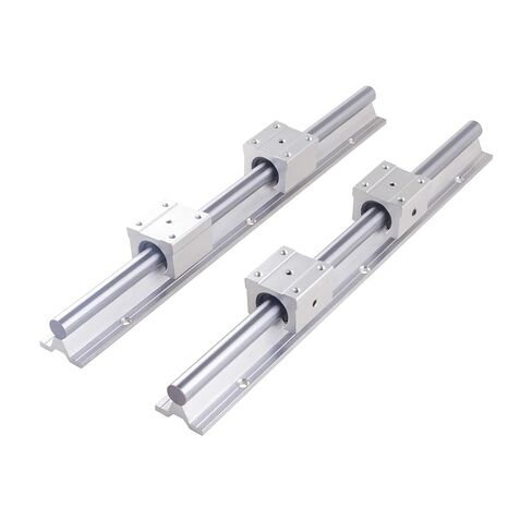 2-Pack SBR12 SBR16 SBR20 20mm Linear Guides 300-1500mm Fully Supported Linear Guides with SBR16UU Linear Bearings CNC Parts(2 Rails 4 SBR20UU,1000mm) in Saudi Arabia