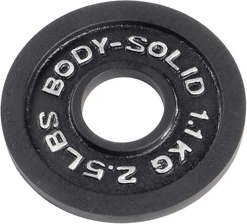 Body-Solid Cast Iron Olympic Single Weight Plate - Free Weights, Dumbbell Plates, 2 Inch Standard Hole for Barbell in Saudi Arabia