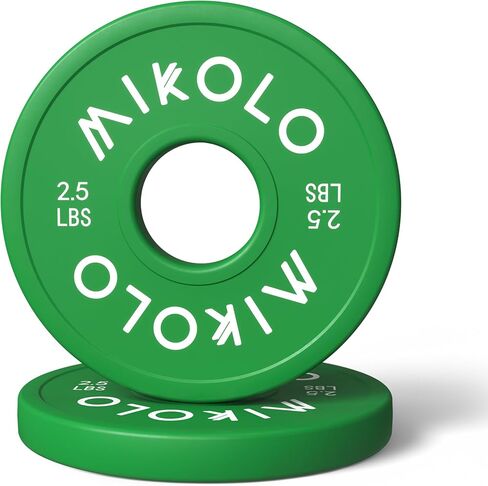 Mikolo Change Weight Plates 1.25LB 2.5LB 5LB Set Fractional Plates Set Bumper Plates for Cross Training Fit 2 Inch Barbells Strength Training Weight Plates in Saudi Arabia