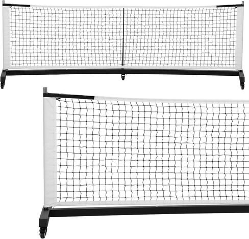 Professional Pickle Ball Game Net Stand with Wheel Foldable Pickle Ball Game Net 22Ft Lightweight for Tennis Driveway Backyard in Saudi Arabia