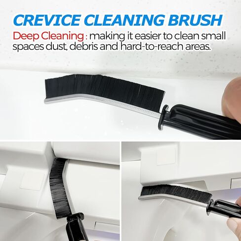 فوراستو 2 حزمة 3 في 1 فرشاة المرحاض ومجموعة المكبس، مجموعة المكبس فرشاة المرحاض، مجموعة المكبس فرشاة المرحاض، فرشاة التنظيف، لوازم التنظيف، فرشاة تنظيف الشقوق، أدوات تنظيف الحمام in Kuwait