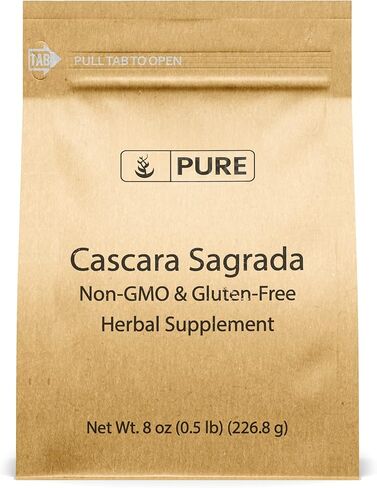 Pure Original Ingredients Cascara Sagrada (8oz) Non-GMO & Gluten-Free, Glycosides in Saudi Arabia