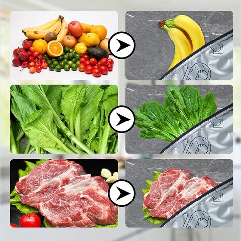 40 قطعة من أكياس تجميد رقائق الألومنيوم القابلة لإعادة الاستخدام، أكياس تخزين بسحاب قابلة للإغلاق للطعام وإعداد الوجبات والمطبخ في 3 أحجام (صغير، متوسط، كبير) in Kuwait