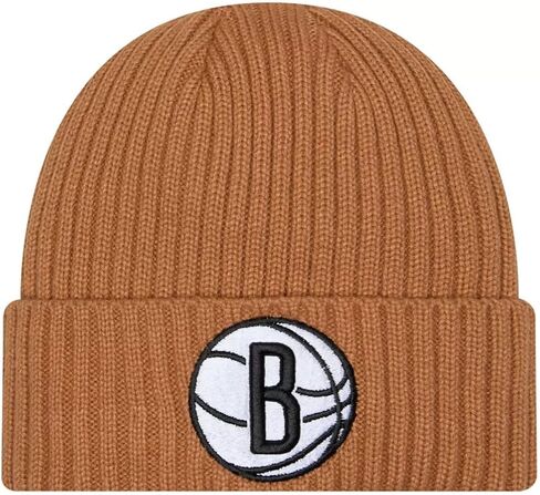 New Era Color Pack Classic Brown Cuff Beanie Hat - NBA Fleece Lined Cuffed Winter Knit Baskteball Cap in Saudi Arabia