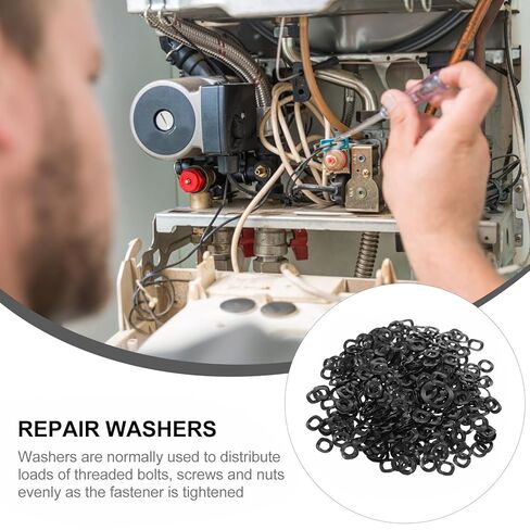 Holibanna 500pcs 4x8x0.3mm Spring Metal Waveform Washers 3-Wave Compression Type Metal Gaskets Industrial Machine Washers for Screw Bolts in Kuwait