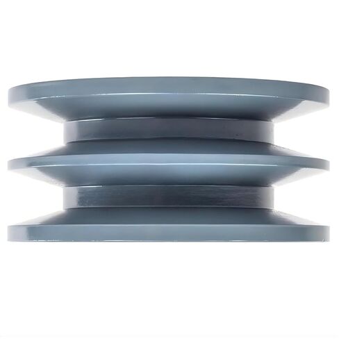 2BK36H/H-1 Cast Iron 3.75" Dual Groove Pulley - for Masterdrive Air Compressor Part - Cast Iron Pulley Replacement/Belt B Section 5L w/ 1" Sheave Bushing - Gray Cast Iron Solid Steel in Saudi Arabia