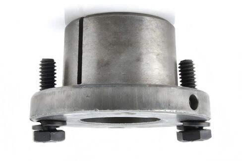 2BK50H/H-1-1/4 Compressor 4.75" Dual Groove Pulley - for Masterdrive Mechanical Power Transmission Part - Cast Iron V-Belt Pulley Replacement / 2 Belt B Section 5L and 1-1/4" Sheave Bushing - Gray in Saudi Arabia