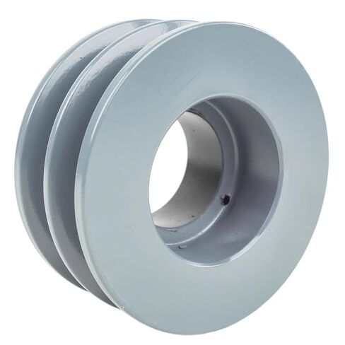 2BK40H/H1-1/4 Compressors 4" Dual Groove Pulley 2 Belt B Section 5L - for Masterdrive Mechanical Power Transmission Replacement - Cast Iron V-Belt Pulley - w/ 1-1/4" Sheave Bushing Gray in Saudi Arabia