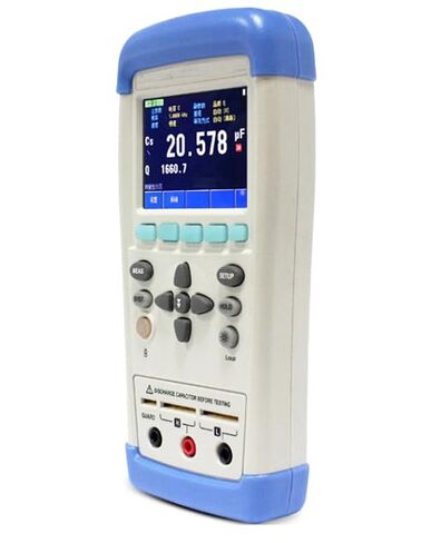 Digital LCR Bridge Handheld LCR Meter High Capacity 100Hz 120Hz 1kHz 10kHz Frequency Range Lithium Electronic Measuring Instrument Touch Screen for Inductance Resistance Capacitance Test in Saudi Arabia