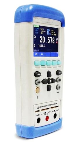 Handheld Digital LCR Meter DCR Tester LCR Bridge with Frequency 50Hz 100Hz 120Hz 1kHz 2kHz 10kHz Display Range L 0.01uH~999.9H C 0.01pF~999.9uF R,Z 0.0001Ω~99.99MΩ D 0.0001~9.999 Q 0.0001~999.9 in Saudi Arabia