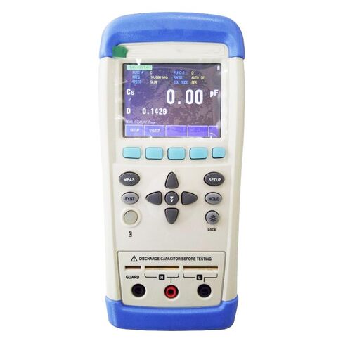USB LCR Meter DCR Tester Touchscreen Electric Bridge for Inductance Resistance Capacitance Measurement with Frequency 50Hz 100Hz 120Hz 1kHz 2kHz 10kHz USB Storage Files Internal Trigger Mode in Saudi Arabia