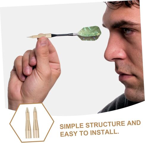 balacoo 12pcs Metal Shafts Sleeves for and Tool for Enhanced Accuracy and Precision Compatible All Dart Types in Saudi Arabia