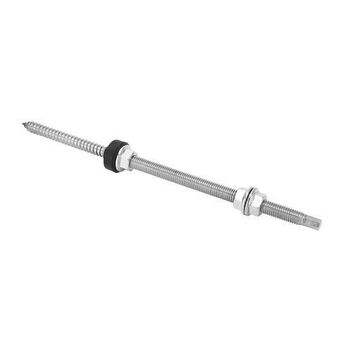 4PCS PV Bracket Double Head Screw Stainless Steel Photovoltaic Mounting Screw for Wind , Earthquake , Installation in Saudi Arabia