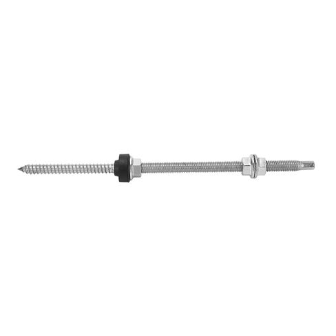 4PCS PV Bracket Double Head Screw Stainless Steel Photovoltaic Mounting Screw for Wind , Earthquake , Installation in Saudi Arabia
