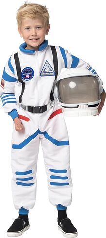 Spooktacular Creations Halloween Child Unisex Astronaut Costume,Pilot Jumpsuit for Kids Halloween Cosplay Party in Kuwait