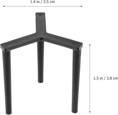 GLEAVI 200Pcs Pizza Saver Tripod Stands - Reusable Plastic Pizza Protectors for Takeaway Boxes Prevents Sticking and Crushing Compact 1.49X1.37X1.37In Support Racks for Restaurants and Home Use in Saudi Arabia
