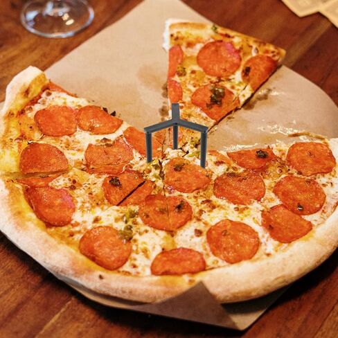 GLEAVI 200Pcs Pizza Saver Tripod Stands - Reusable Plastic Pizza Protectors for Takeaway Boxes Prevents Sticking and Crushing Compact 1.49X1.37X1.37In Support Racks for Restaurants and Home Use in Saudi Arabia