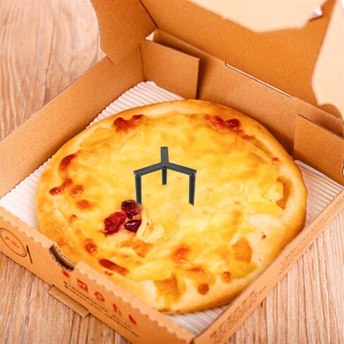 GLEAVI 200Pcs Pizza Saver Tripod Stands - Reusable Plastic Pizza Protectors for Takeaway Boxes Prevents Sticking and Crushing Compact 1.49X1.37X1.37In Support Racks for Restaurants and Home Use in Saudi Arabia