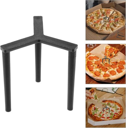 GLEAVI 200Pcs Pizza Saver Tripod Stands - Reusable Plastic Pizza Protectors for Takeaway Boxes Prevents Sticking and Crushing Compact 1.49X1.37X1.37In Support Racks for Restaurants and Home Use in Saudi Arabia