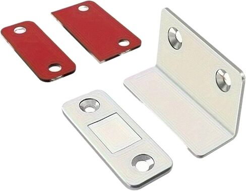 L-Type Strong Magnetic Door Closer Cabinet Catches Latch Magnet Wardrobes Stopper Ultra Thin Closures Furniture Fittings(5sets) in Saudi Arabia