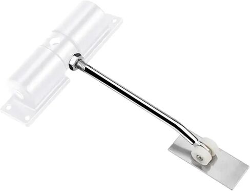 1 قطعة باب منزلي غلق سبائك الألومنيوم أسود قابل للتعديل أقرب مع عجلات (DVPEN01-SL) in Kuwait