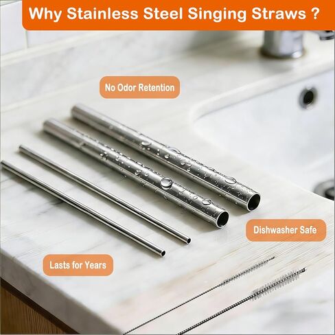 مدرب صوتي للغناء - مدرب صوتي أفضل مع 4 ماصات غناء من الفولاذ المقاوم للصدأ، وحقيبة من الخيزران وفرشاة in Kuwait