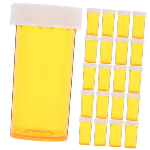 Zerodeko 25pcs Medicine Holder Travel Friendly Dram Medicine Bottles with Safety Caps Compact Organizer for Health Supplies and Travel Needs in Saudi Arabia