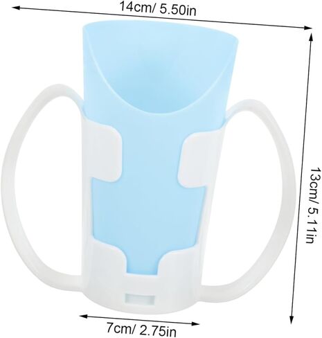 Didiseaon Convalescent Feeding Cup for Bedridden Patients Inclined Mouth Design for Easy Drinking Durable and Convenient Elderly Water Cup for Feeding and Hydration Needs in Saudi Arabia