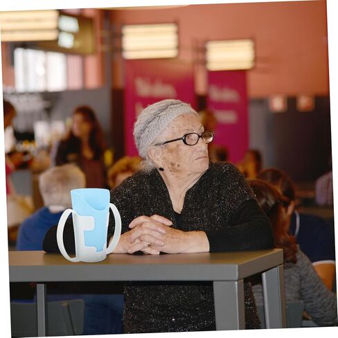 Didiseaon Convalescent Feeding Cup for Bedridden Patients Inclined Mouth Design for Easy Drinking Durable and Convenient Elderly Water Cup for Feeding and Hydration Needs in Saudi Arabia