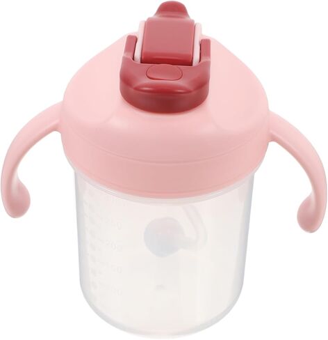 SAFIGLE Elderly Cup with Weighted Straw and Two Handles -choke Drinking Cup for Pregnant and Postpartum Women for Hospital Use and Dysphagia Care in Saudi Arabia